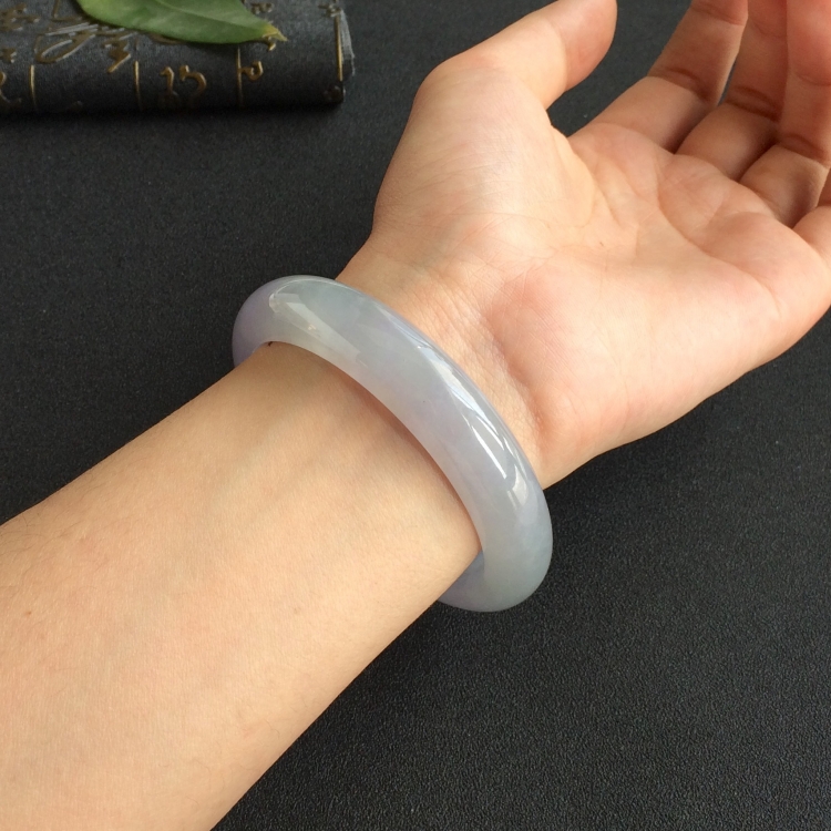 (超值推荐)糯冰种紫罗兰手镯(58.5mm)