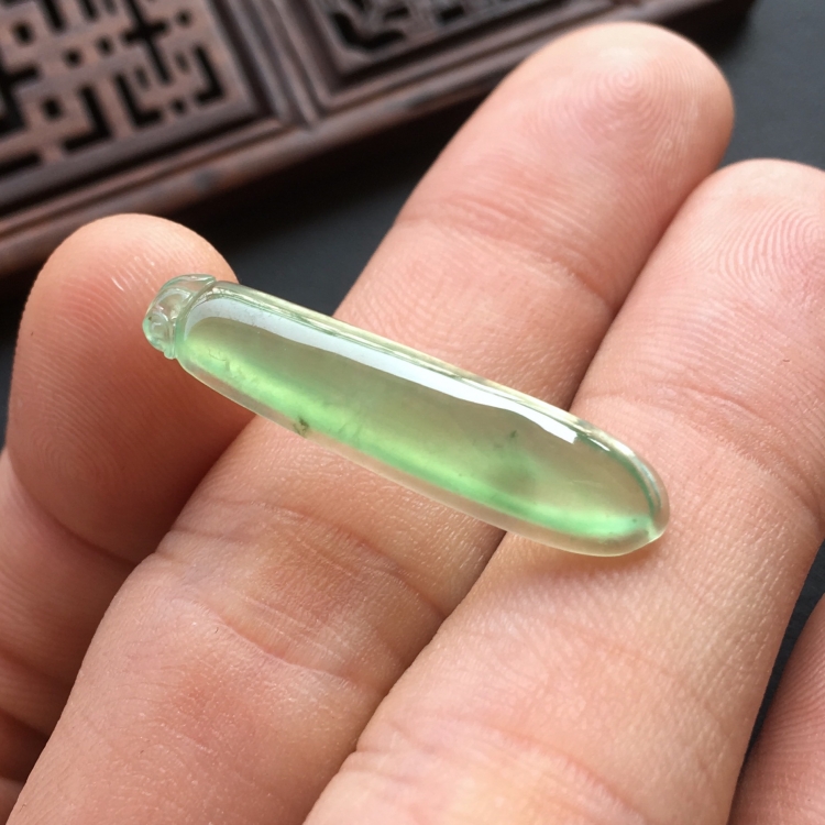 (超值推荐)冰种绿晴水福瓜挂件