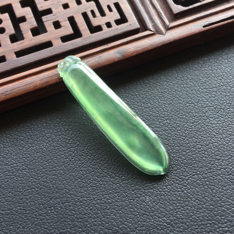 (超值推荐)冰种绿晴水福瓜挂件