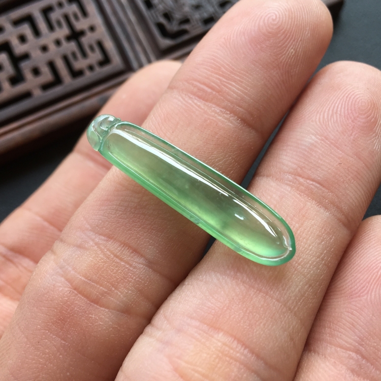 (超值推荐)冰种绿晴水福瓜挂件