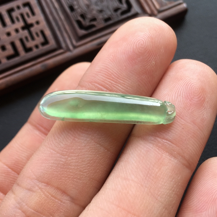 (超值推荐)冰种绿晴水福瓜挂件
