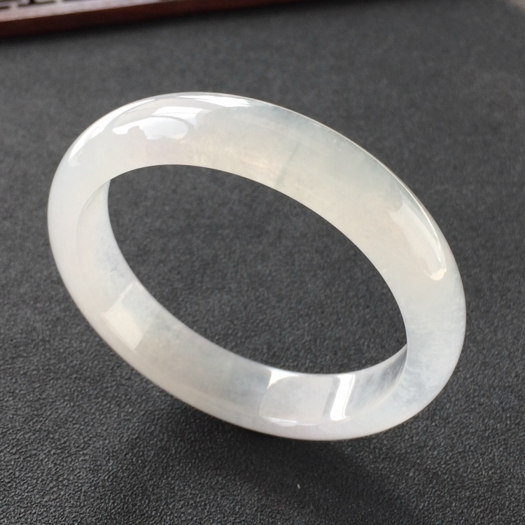 (超值推荐)冰种无色手镯(55.2mm)