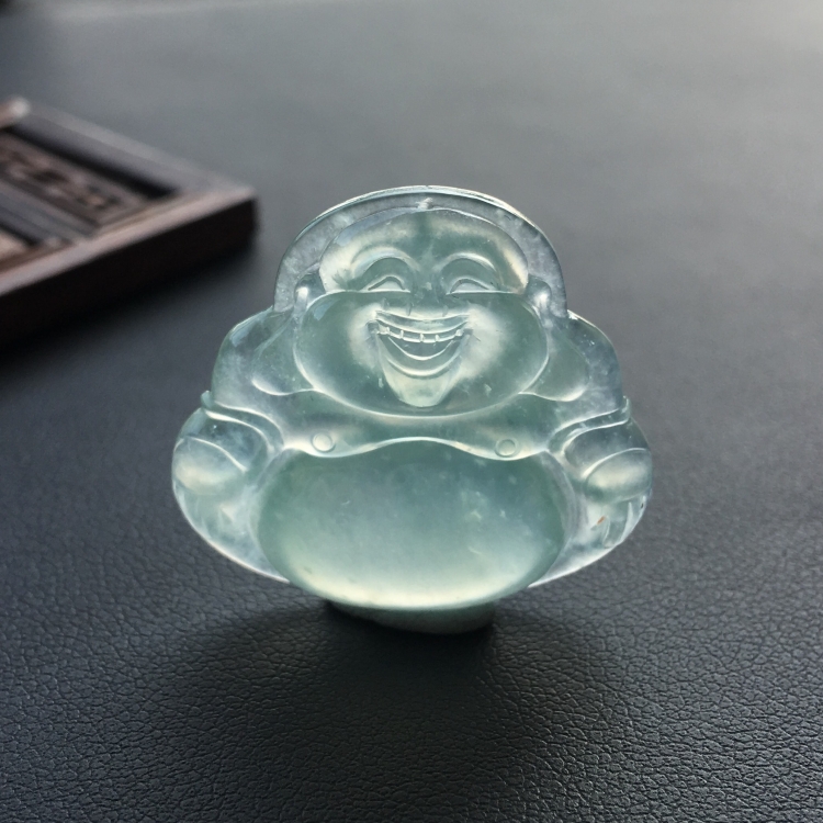(超值推荐)冰种淡晴水玉佛挂件