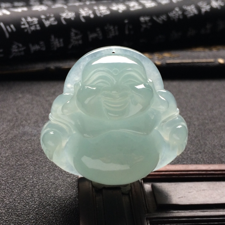 （超值推荐）糯冰种晴水玉佛挂件