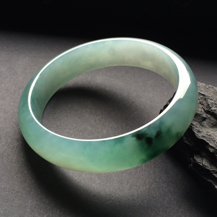 （超值推荐）冰种飘花手镯（56.5mm）