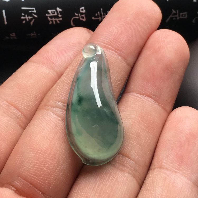 （超值推荐）冰种飘花福瓜挂件