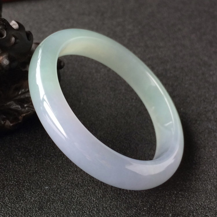 (超值推荐)糯冰种晴水紫罗兰手镯(53.2mm)