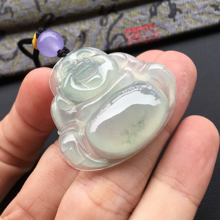 (超值推荐)冰种晴水玉佛挂件