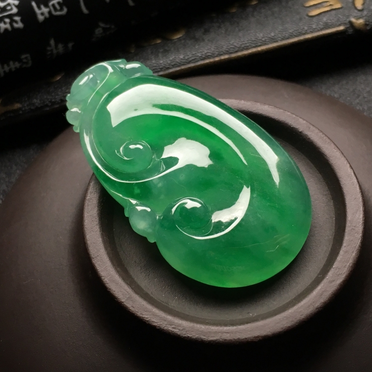 （超值推荐）冰种飘翠如意挂件