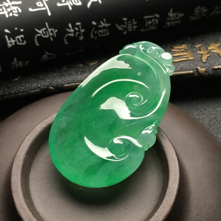 （超值推荐）冰种飘翠如意挂件