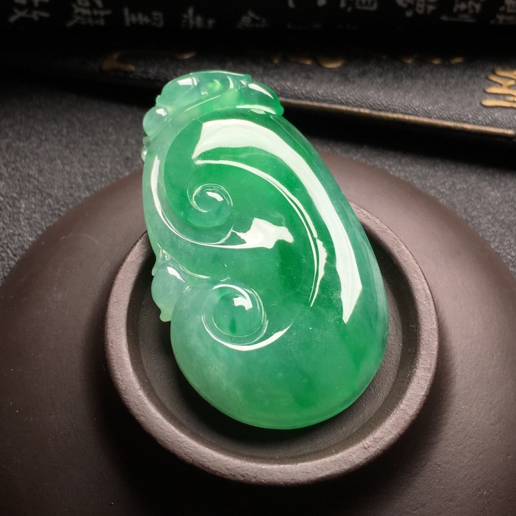 （超值推荐）冰种飘翠如意挂件