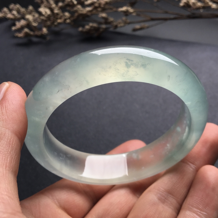 （超值推荐）冰种晴水手镯（56.1mm）