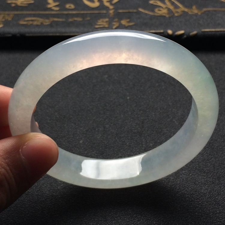 （超值推荐）冰种淡晴水手镯（56.2mm）