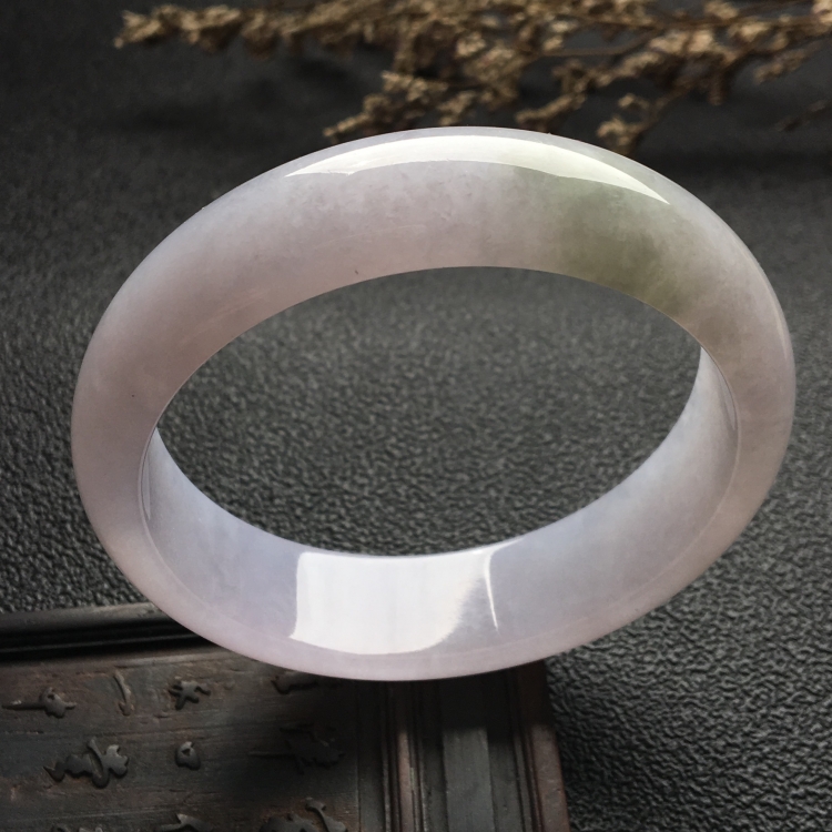 （超值推荐）糯冰种淡紫罗兰手镯（59.1mm）