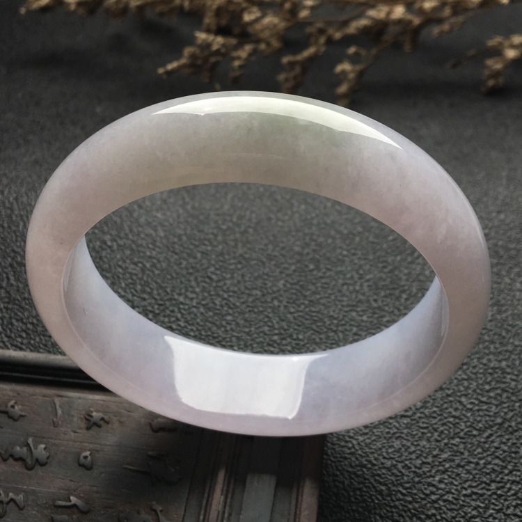 （超值推荐）糯冰种淡紫罗兰手镯（59.1mm）