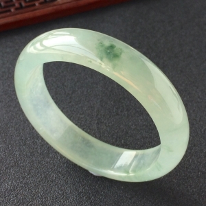 (超值推荐)冰种飘花手镯(55mm)
