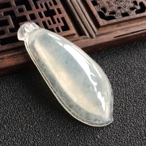 (超值推荐)冰种淡晴水福瓜挂件