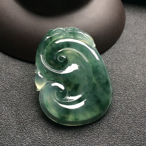 （超值推荐）冰种飘花如意挂件