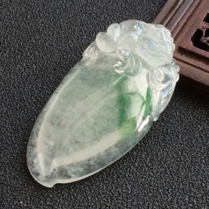 (超值推荐)冰种飘花福瓜挂件