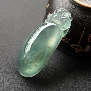(超值推荐)冰种晴水福瓜挂件