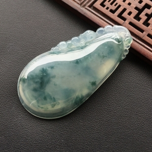 (超值推荐)冰种飘花福瓜挂件