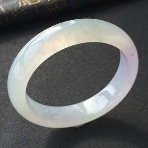 (超值推荐)冰种淡紫罗兰手镯(57.4mm)