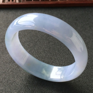 (超值推荐)糯冰种紫罗兰手镯(56.3mm)