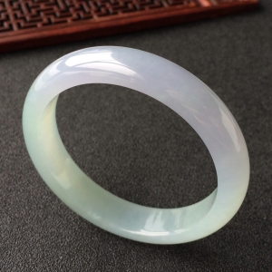 (超值推荐)糯冰种晴水紫罗兰手镯(53.2mm)