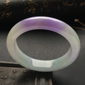 （超值推荐）糯冰种紫罗兰手镯（56.1mm）