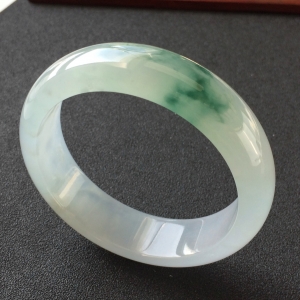 (超值推荐)冰种飘花手镯(58.4mm)