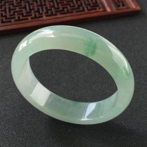 (超值推荐)冰种飘花手镯(56.3mm)