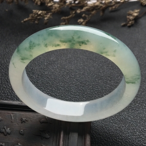 （超值推荐）冰种飘花手镯（56mm）