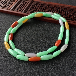 (超值推荐)糯冰种三彩手链