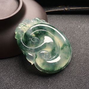 （超值推荐）冰种飘花如意挂件