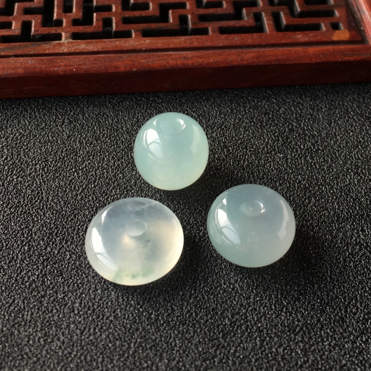 (超值推荐)冰种晴水路路通/平安扣挂件(一批走)