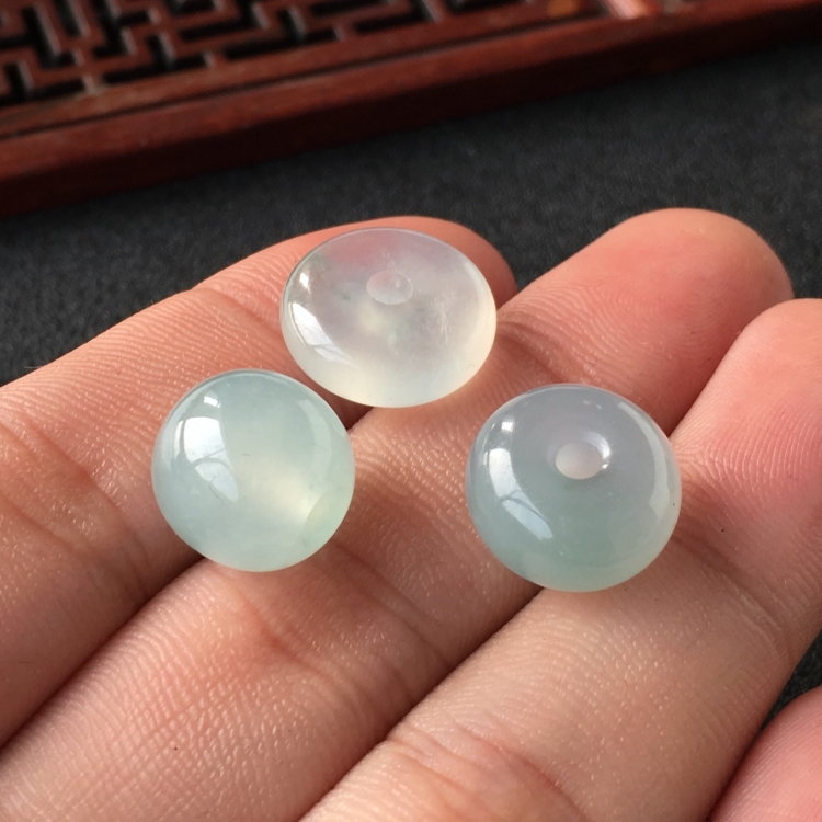 (超值推荐)冰种晴水路路通/平安扣挂件(一批走)