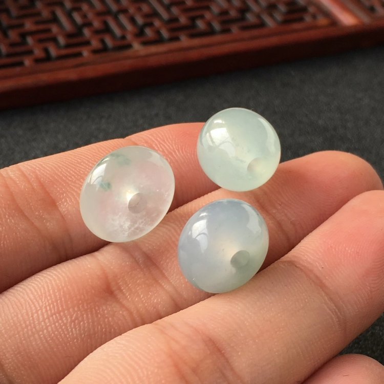 (超值推荐)冰种晴水路路通/平安扣挂件(一批走)