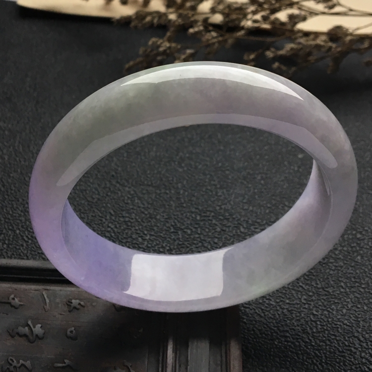 （超值推荐）糯冰种紫罗兰手镯（58.4mm）