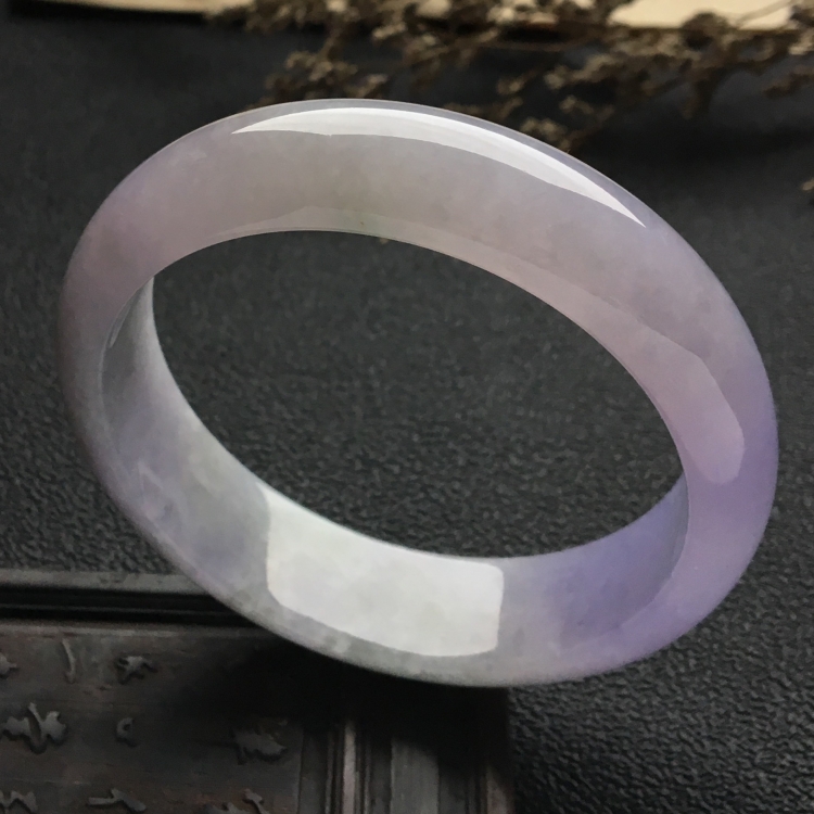 （超值推荐）糯冰种紫罗兰手镯（58.4mm）