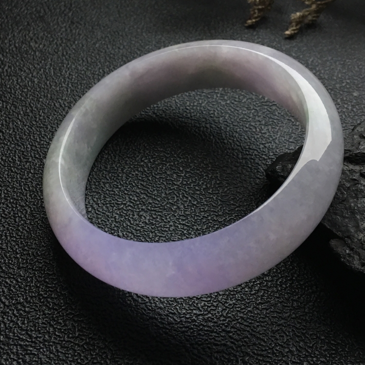 （超值推荐）糯冰种紫罗兰手镯（58.4mm）