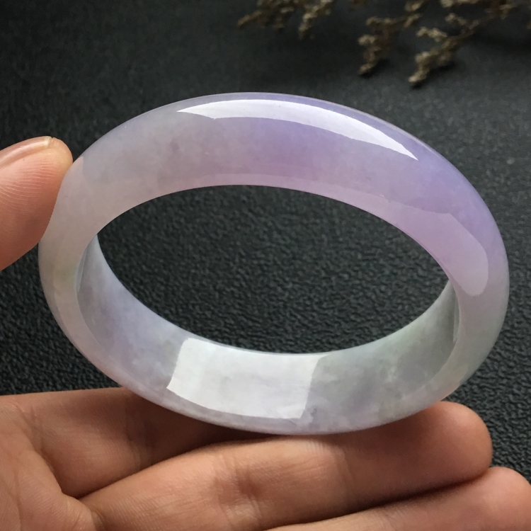 （超值推荐）糯冰种紫罗兰手镯（58.4mm）