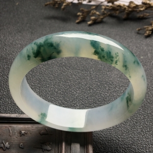 （超值推荐）冰种飘花手镯（59mm）
