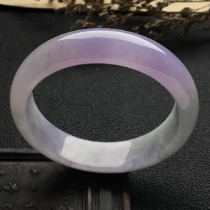 （超值推荐）糯冰种紫罗兰手镯（58.4mm）