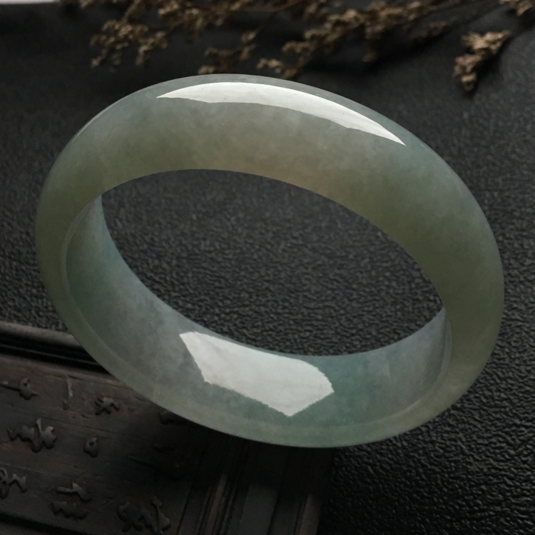 （超值推荐）糯冰种晴水手镯（58.4mm）