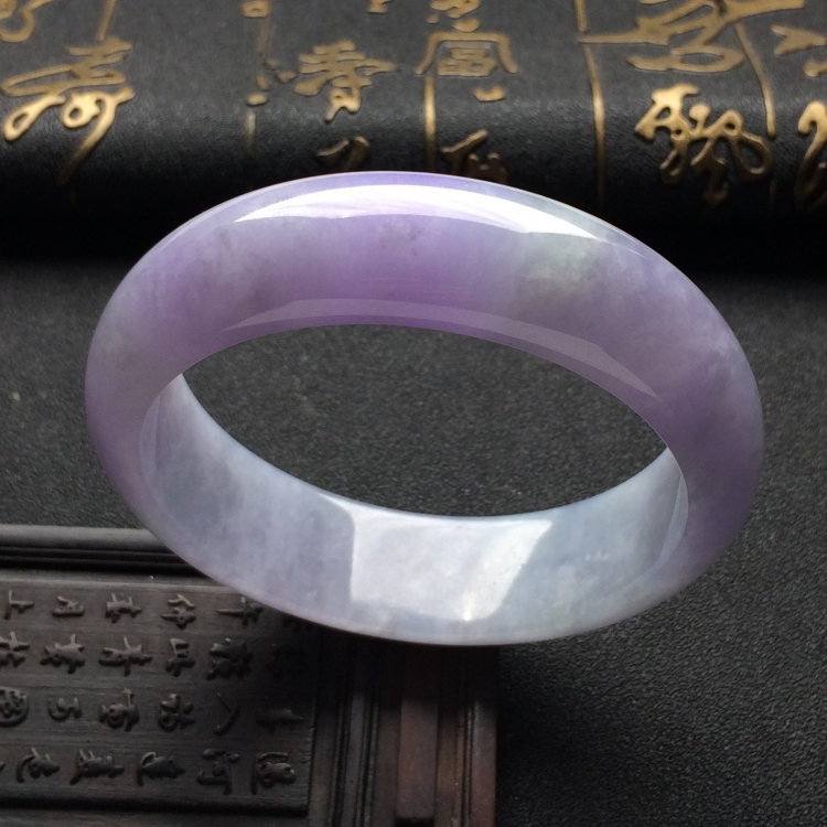 （超值推荐）糯冰种紫罗兰手镯（58.3mm）