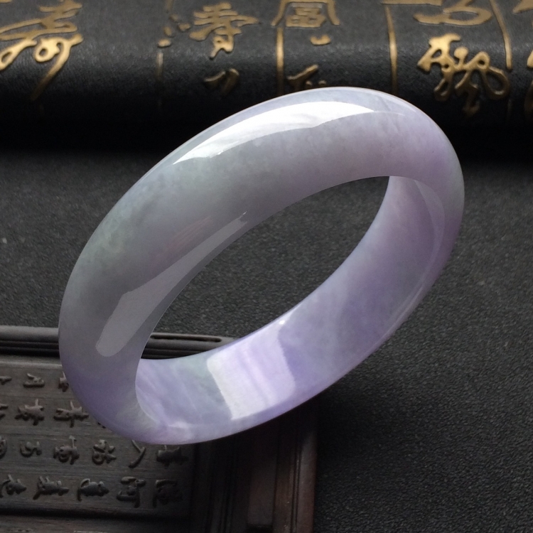 （超值推荐）糯冰种紫罗兰手镯（58.3mm）