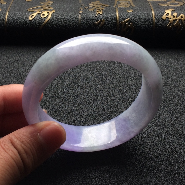 （超值推荐）糯冰种紫罗兰手镯（58.3mm）