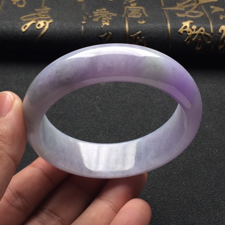（超值推荐）糯冰种紫罗兰手镯（58.3mm）