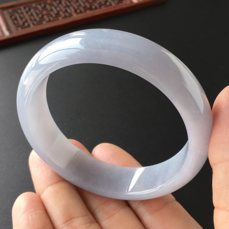 (超值推荐)糯冰种紫罗兰手镯(60.3mm)