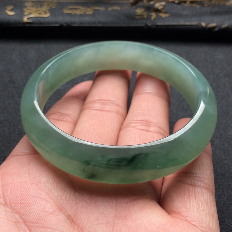 （超值推荐）冰种晴水飘花手镯（58mm）